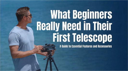 Beginner using a portable telescope