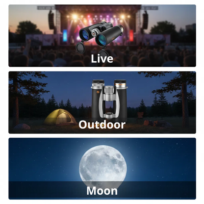 10x42 HD Binoculars - Waterproof & Fogproof for Outdoor Adventures